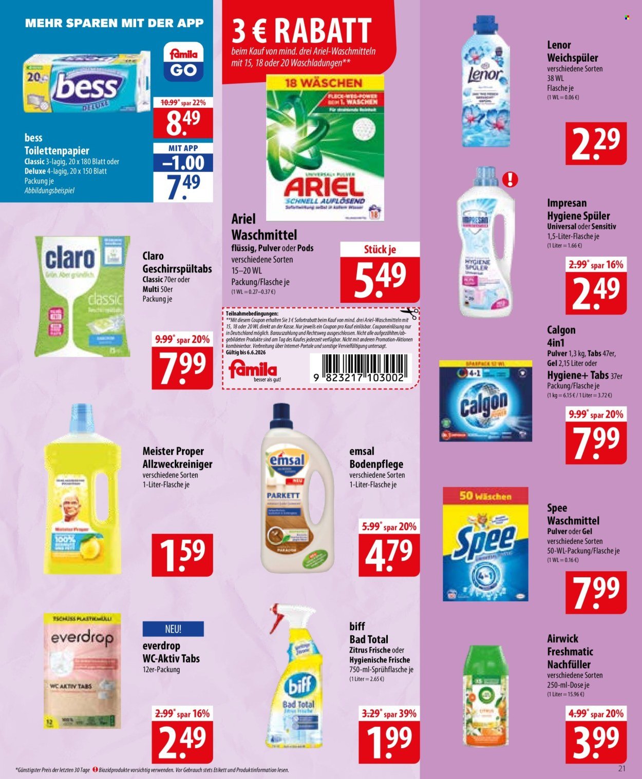 FAMILA Prospekt - Ab Montag 1.06.2026