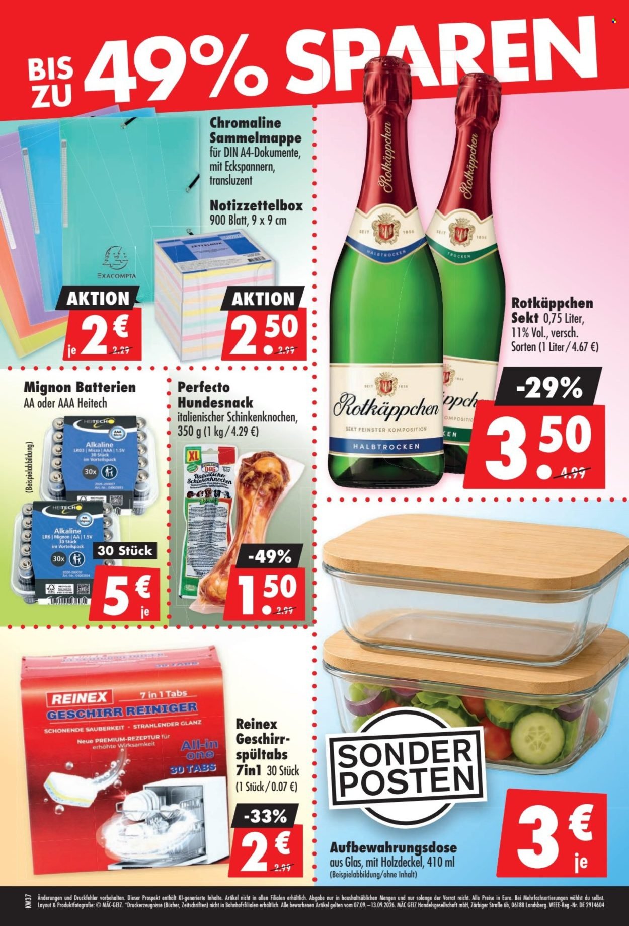 MÄC-GEIZ Prospekt - Ab Montag 7.09.2026