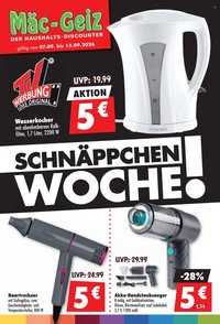 MÄC-GEIZ Prospekt - Ab Montag 7.09.2026