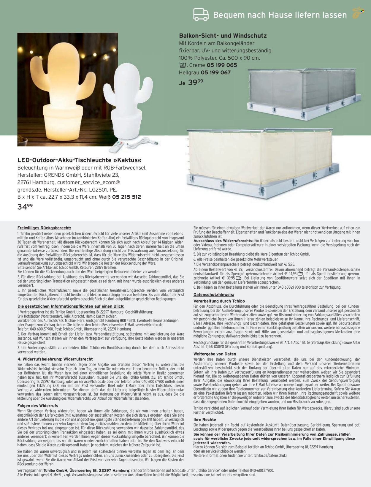TCHIBO Prospekt - Outdoor-Sommer 2026