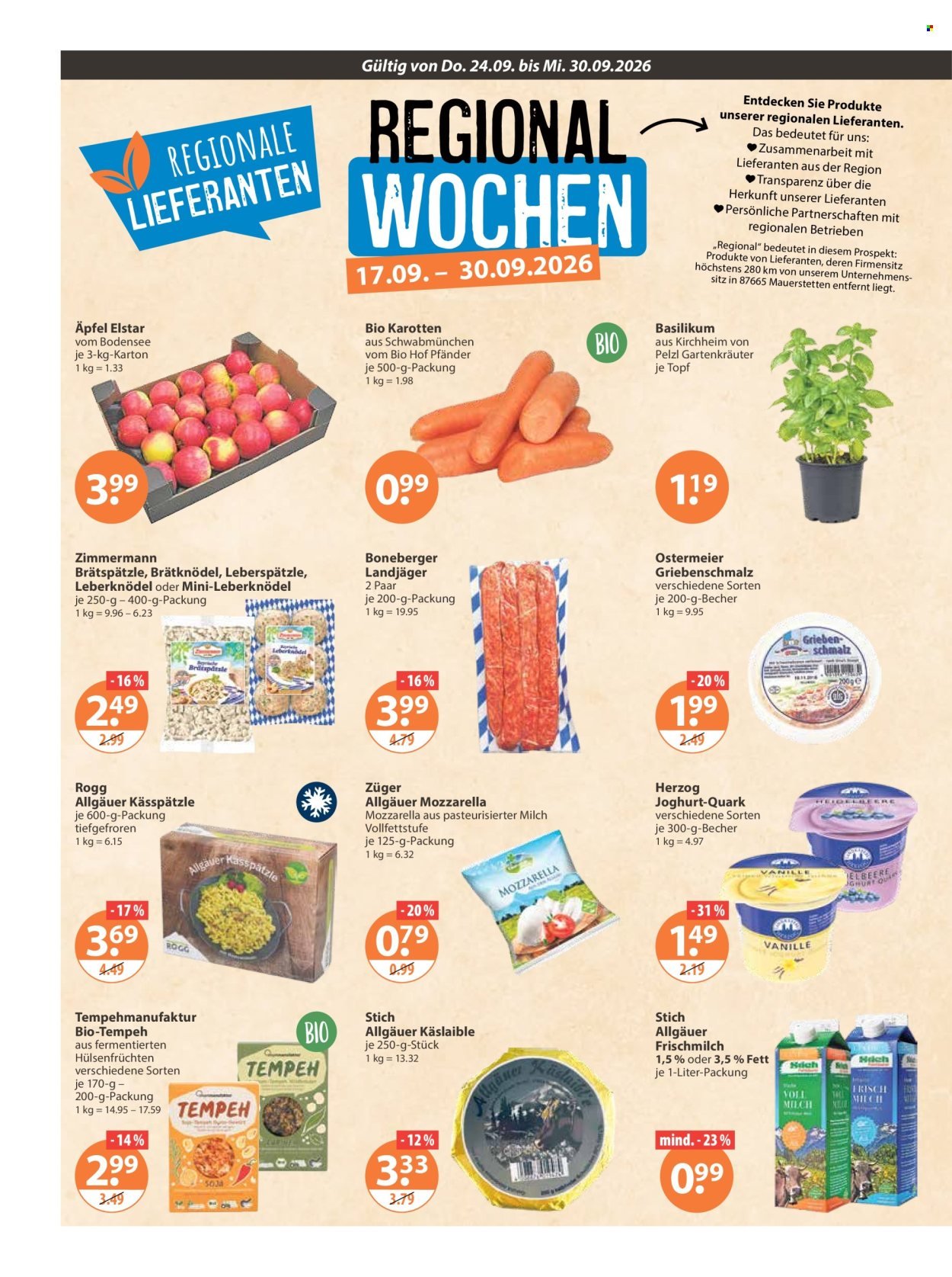 V-MARKT Prospekt - Ab Donnerstag 24.09.2026