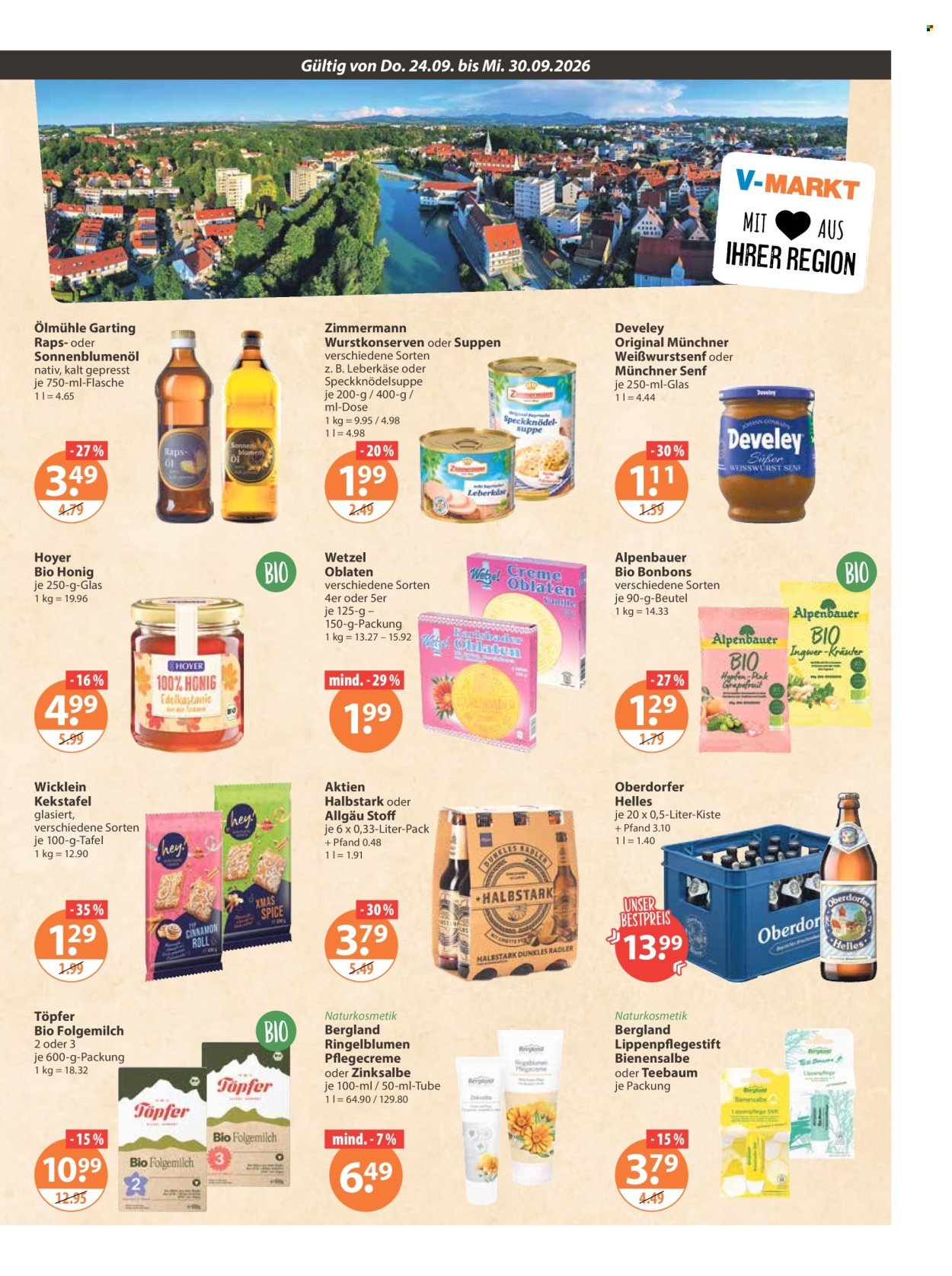 V-MARKT Prospekt - Ab Donnerstag 24.09.2026