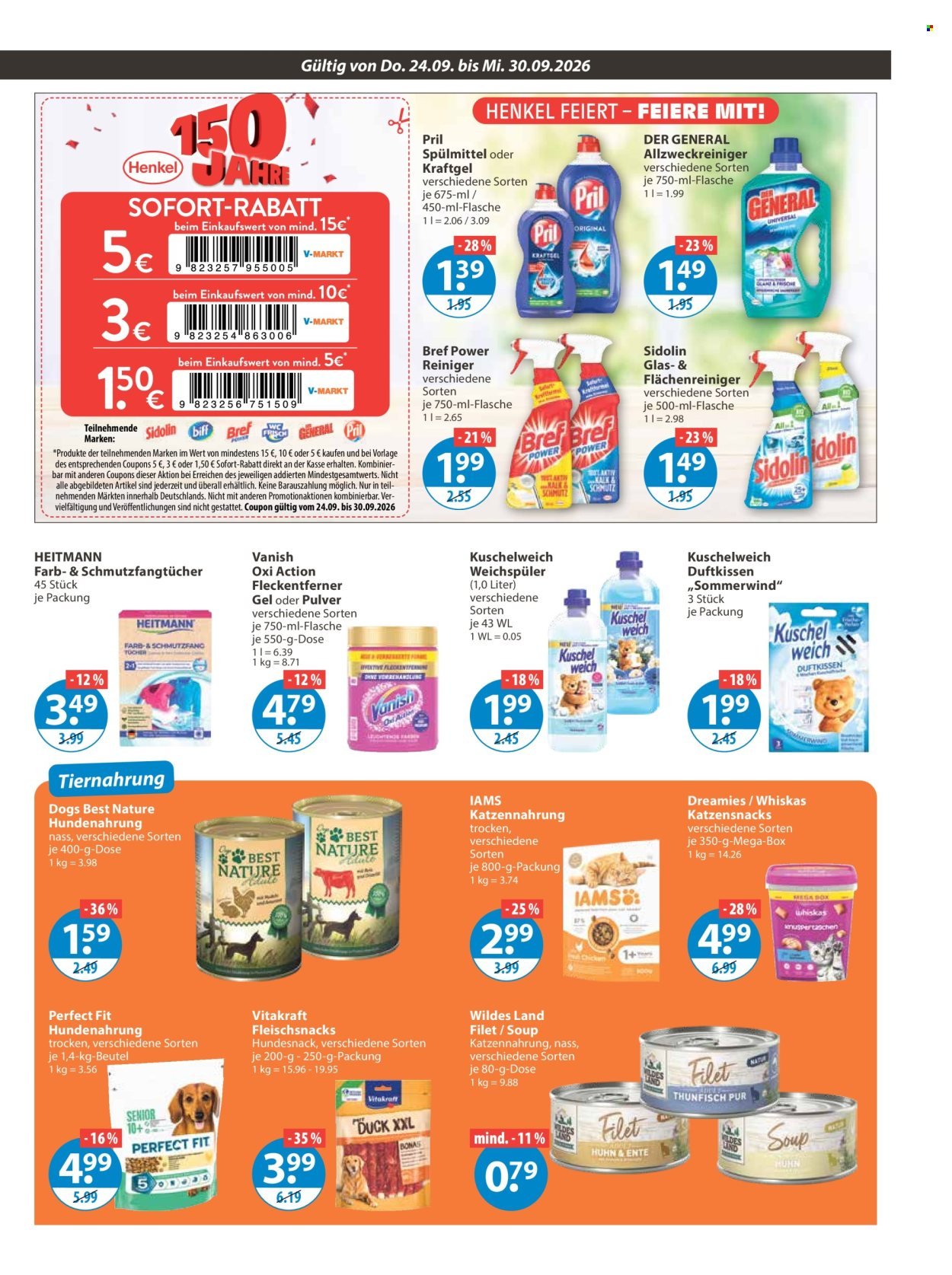V-MARKT Prospekt - Ab Donnerstag 24.09.2026