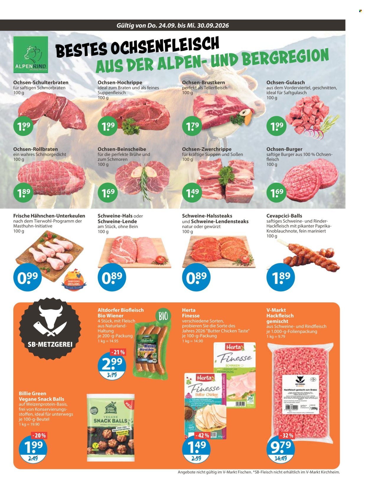 V-MARKT Prospekt - Ab Donnerstag 24.09.2026