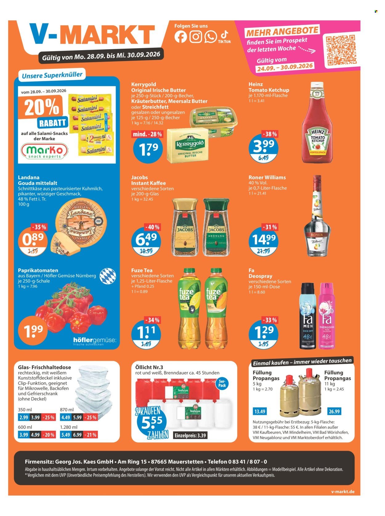 V-MARKT Prospekt - Ab Donnerstag 24.09.2026
