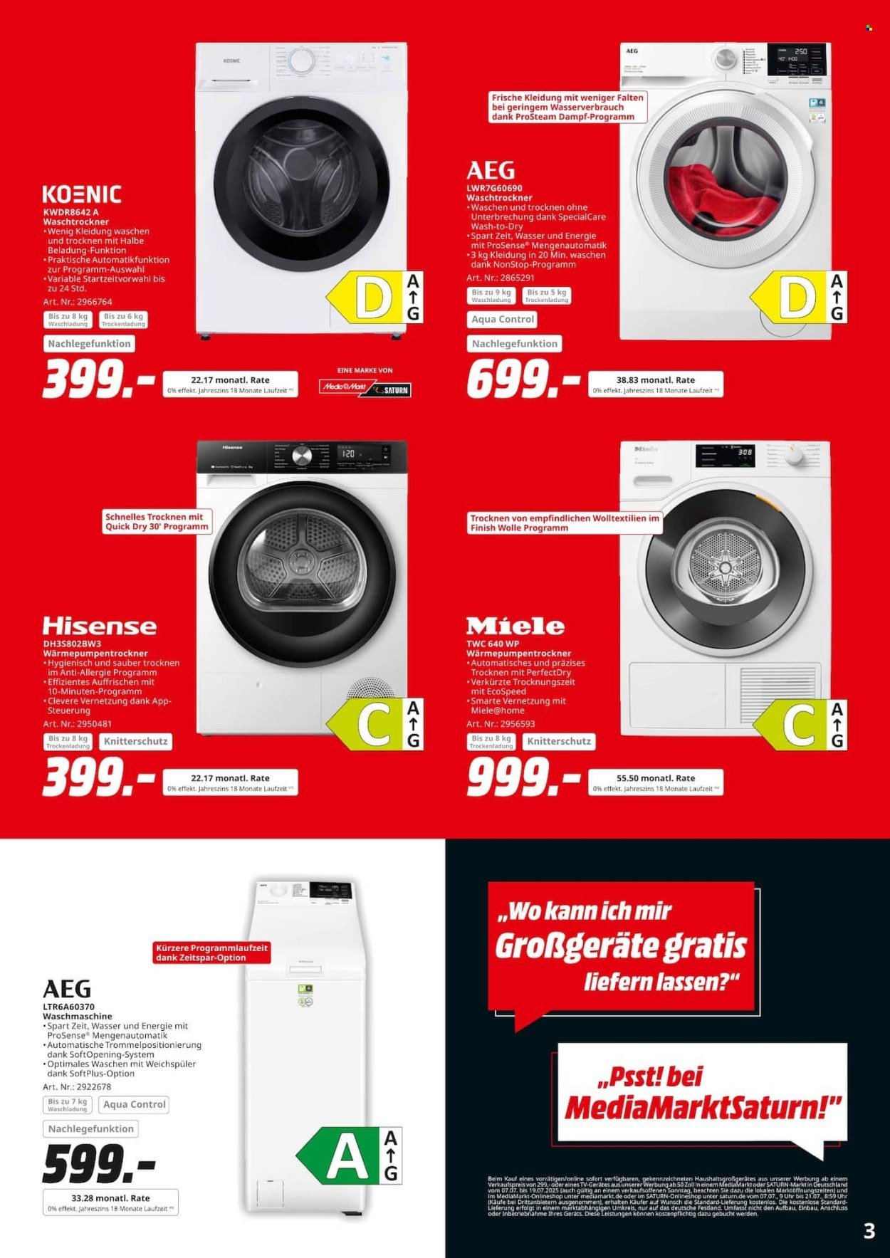 SATURN Prospekt - Ab Montag 7.07.2025 (2025-07-07 - 2025-07-21) | 3