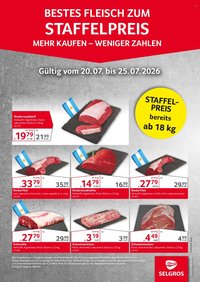 SELGROS Prospekt - Fleisch zum Staffelpreis
