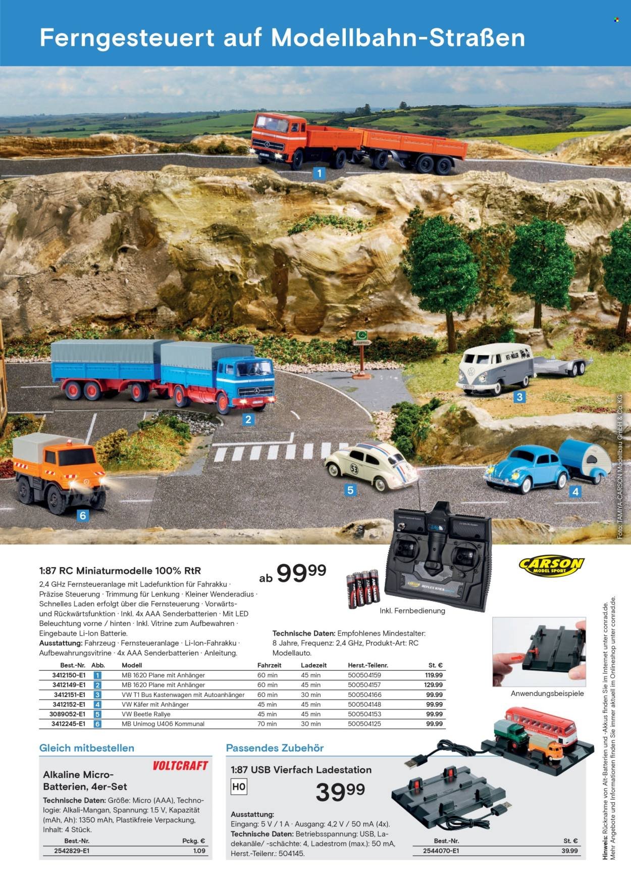 CONRAD Prospekt - Modellbahn Katalog