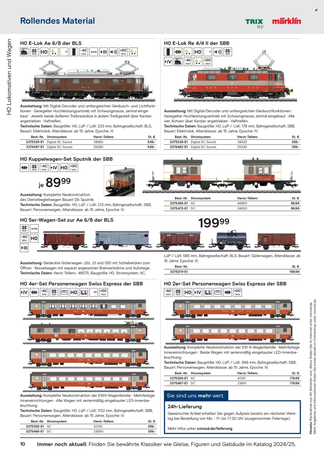 CONRAD Prospekt - Modellbahn Katalog