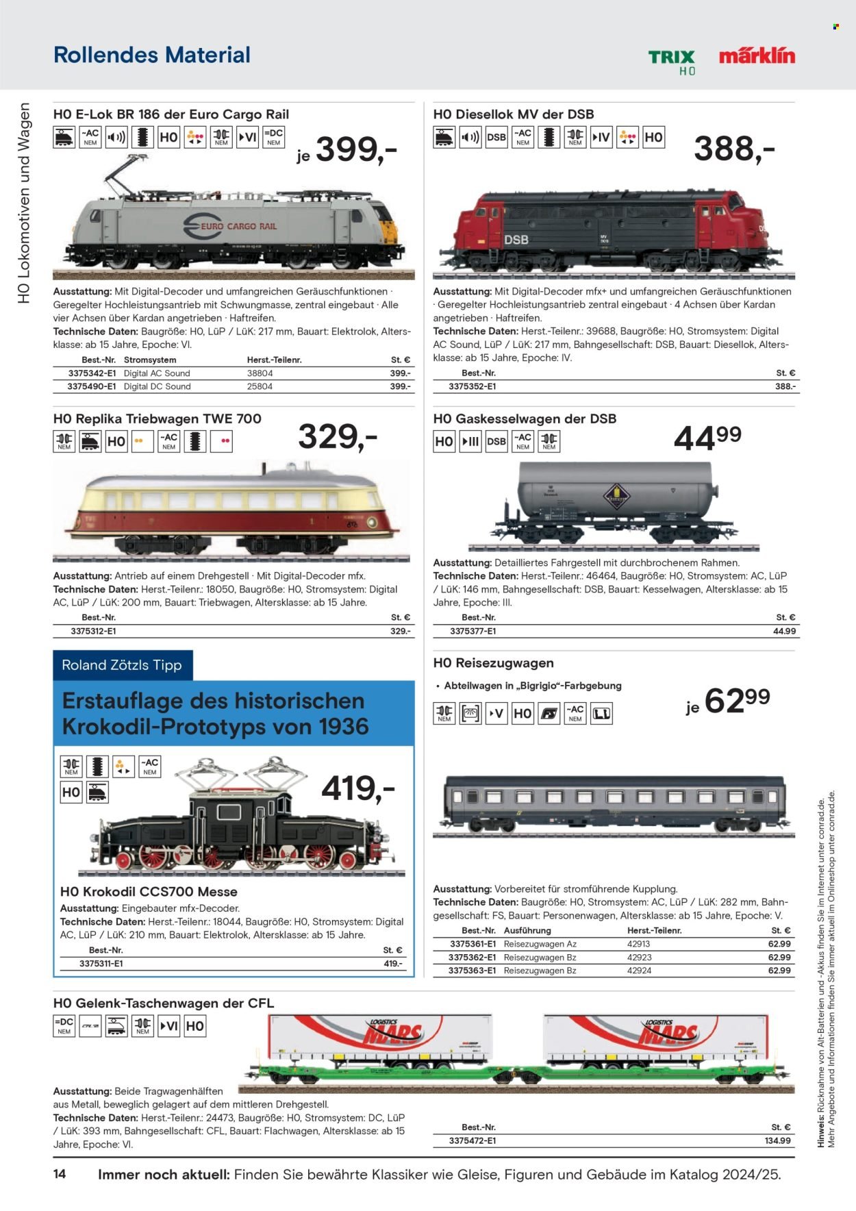 CONRAD Prospekt - Modellbahn Katalog