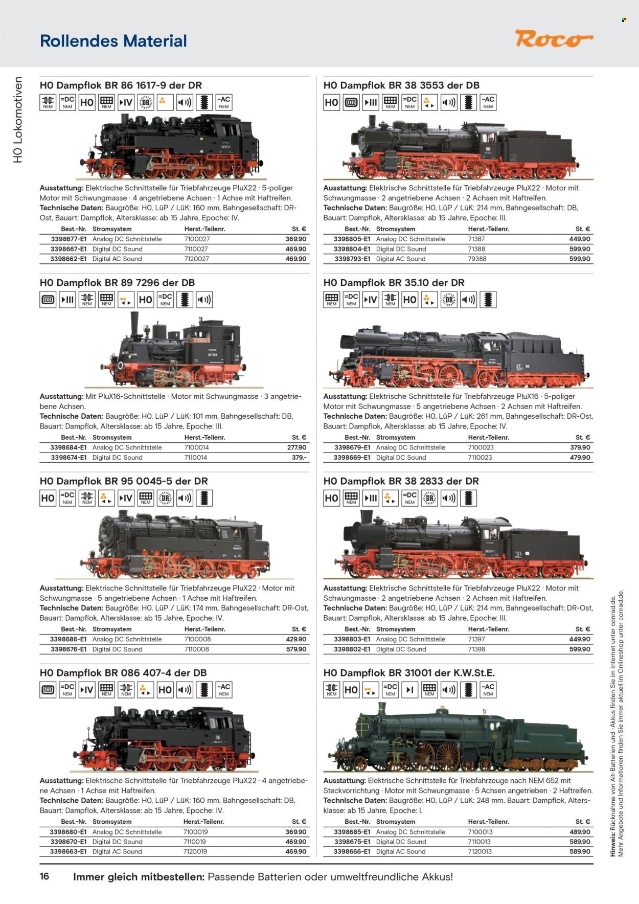 CONRAD Prospekt - Modellbahn Katalog