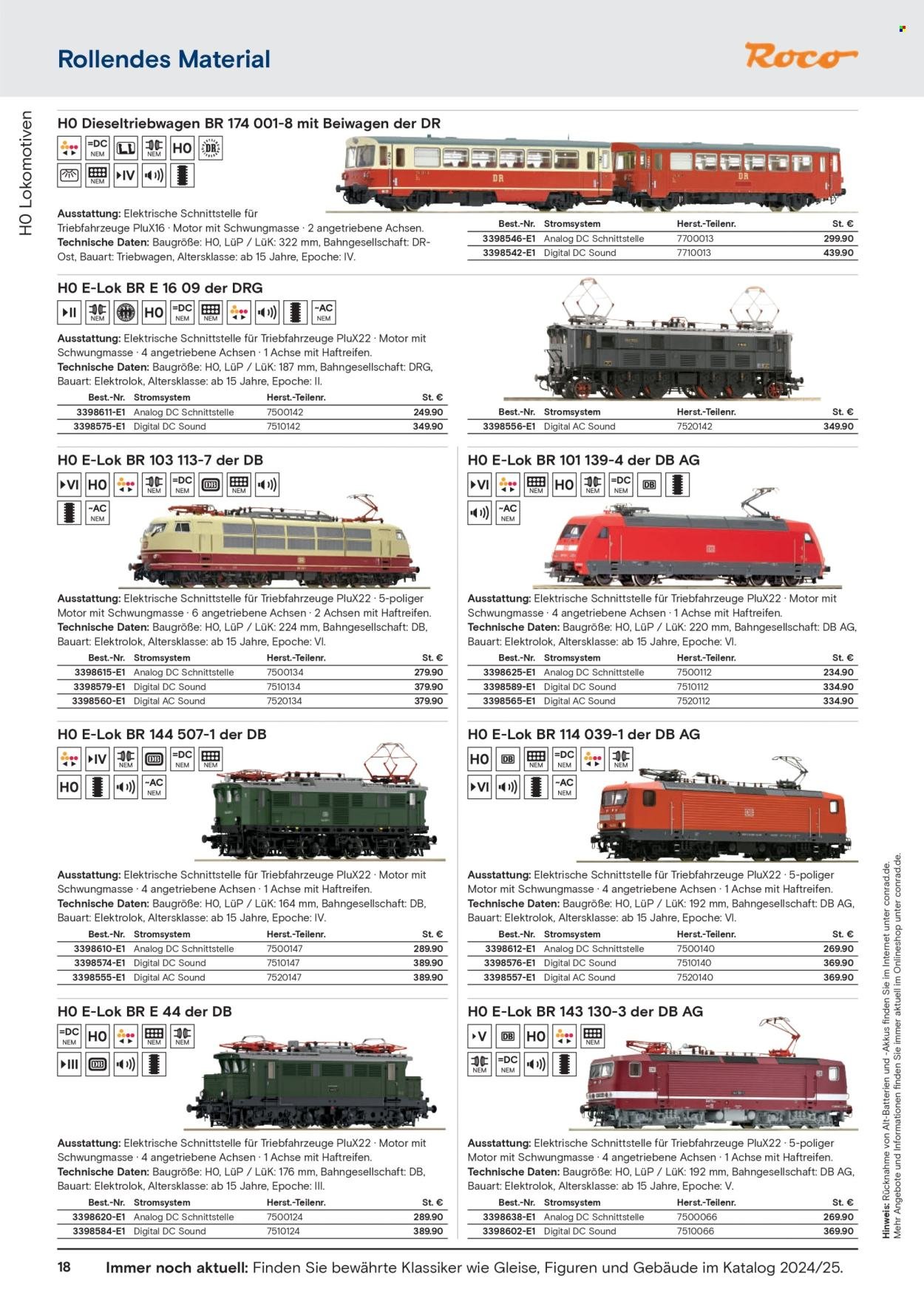 CONRAD Prospekt - Modellbahn Katalog