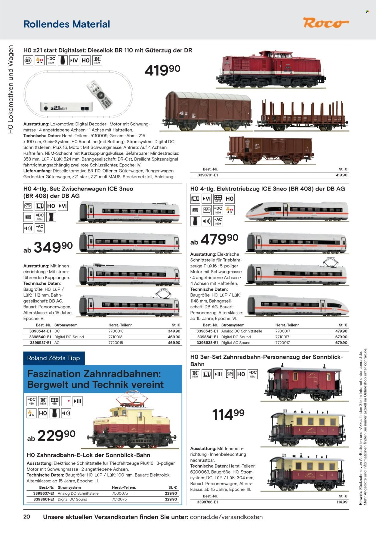 CONRAD Prospekt - Modellbahn Katalog