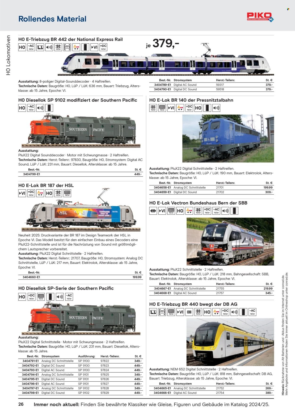 CONRAD Prospekt - Modellbahn Katalog