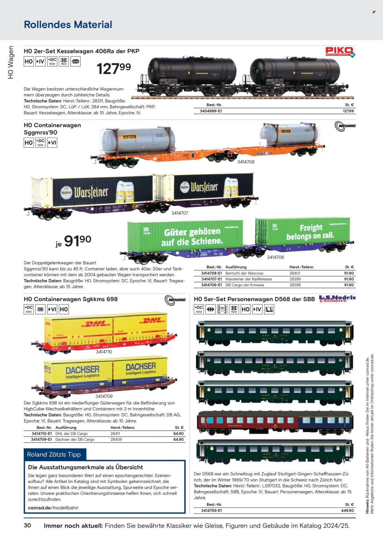 CONRAD Prospekt - Modellbahn Katalog