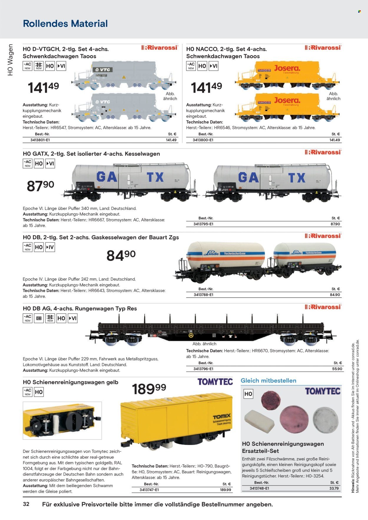 CONRAD Prospekt - Modellbahn Katalog