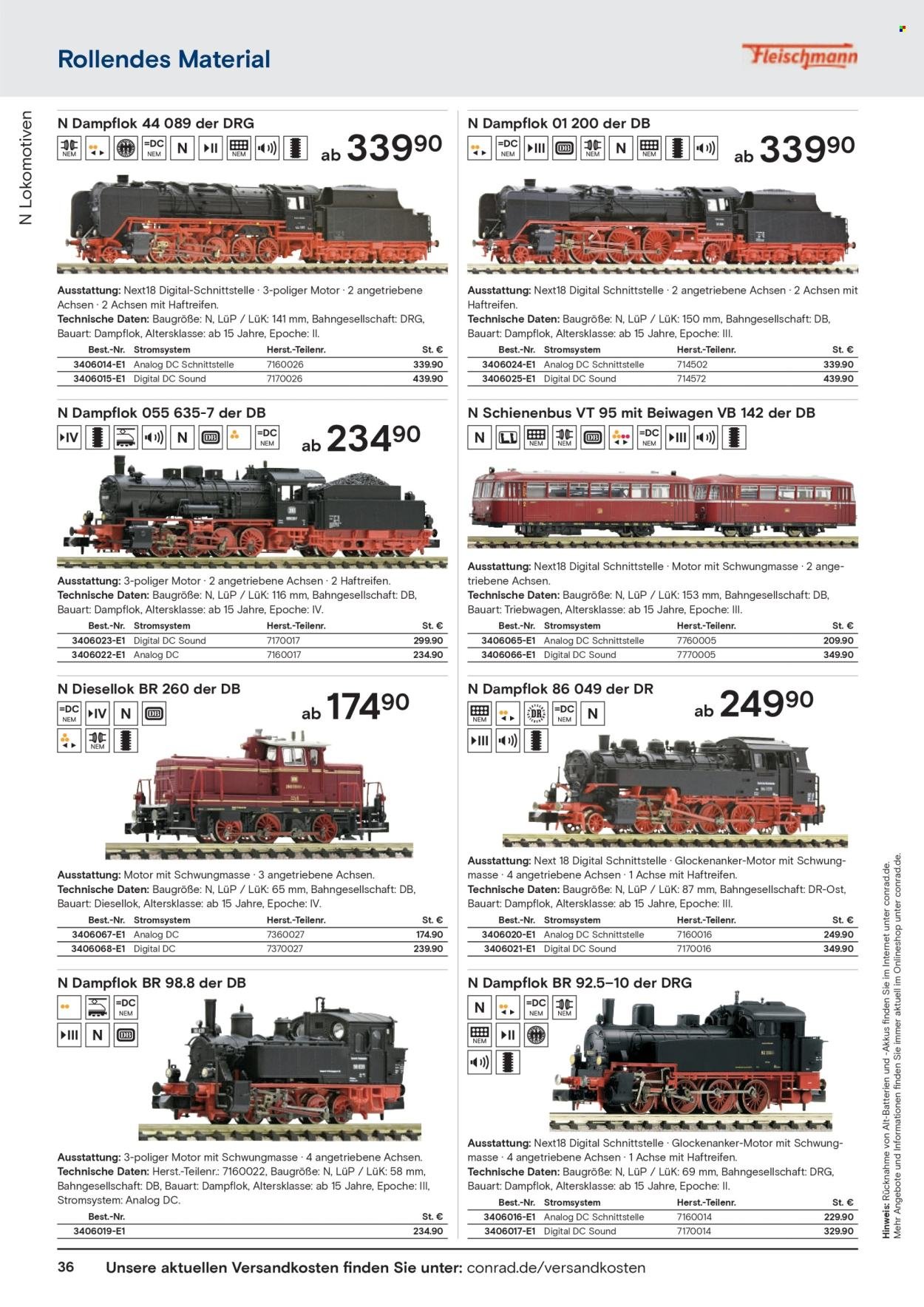 CONRAD Prospekt - Modellbahn Katalog