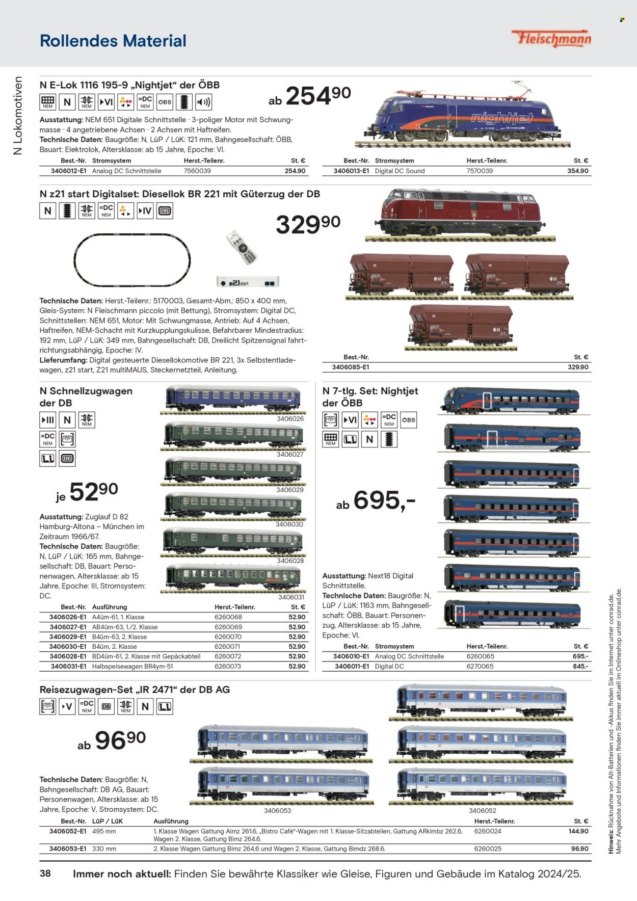 CONRAD Prospekt - Modellbahn Katalog