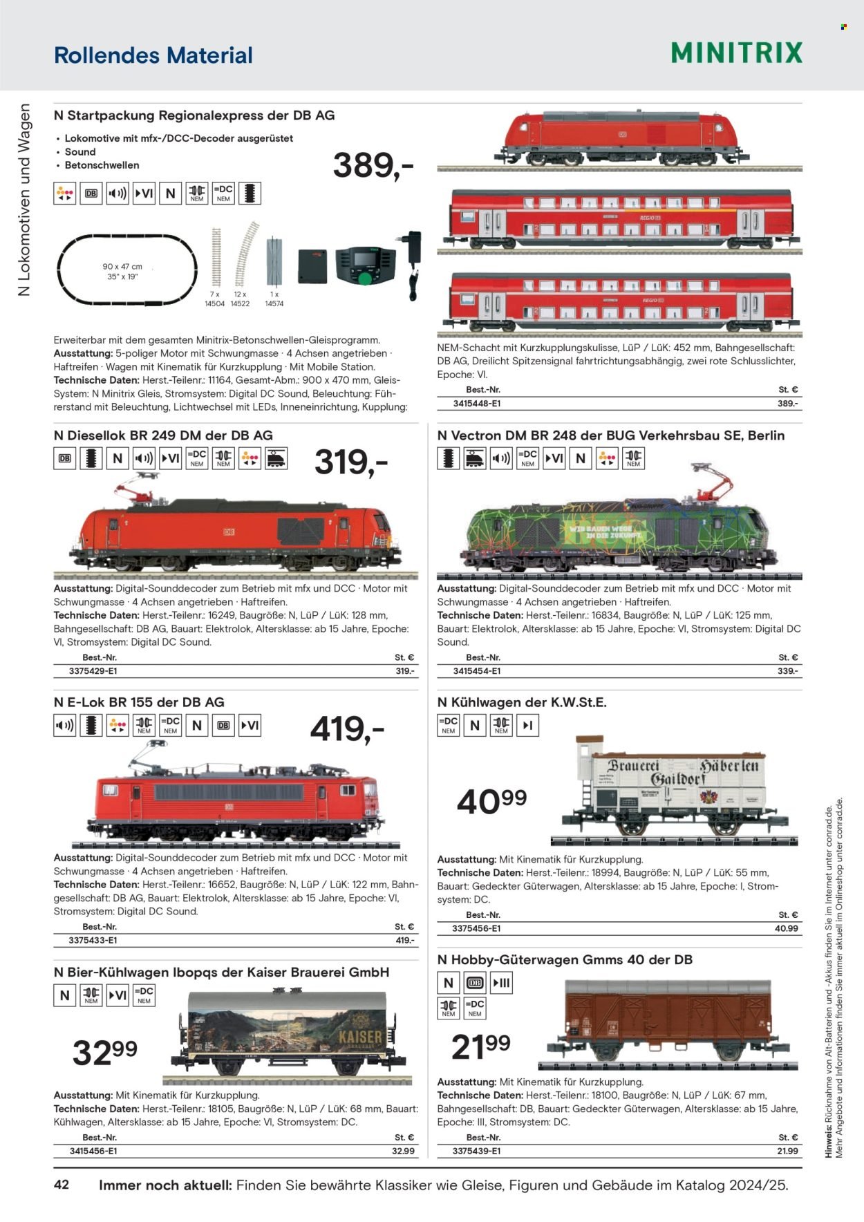 CONRAD Prospekt - Modellbahn Katalog