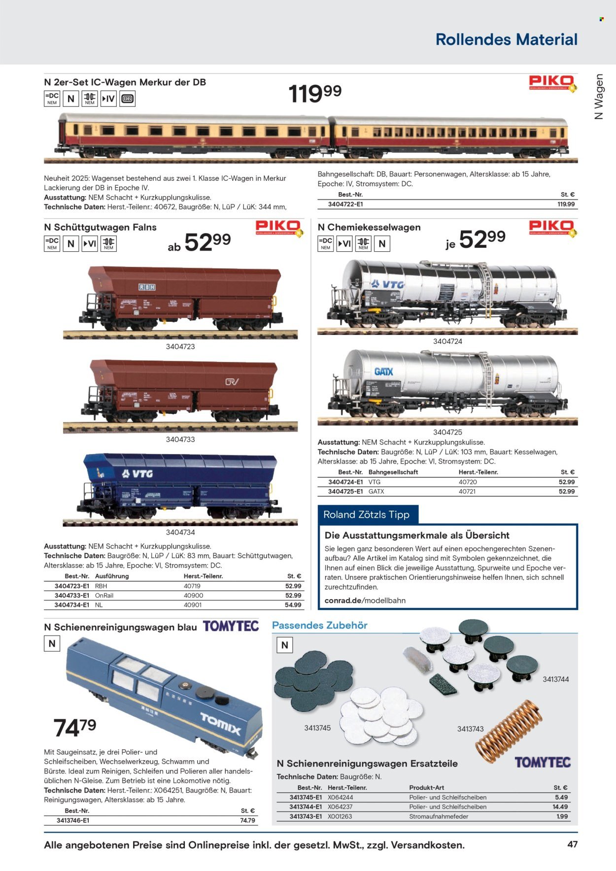 CONRAD Prospekt - Modellbahn Katalog