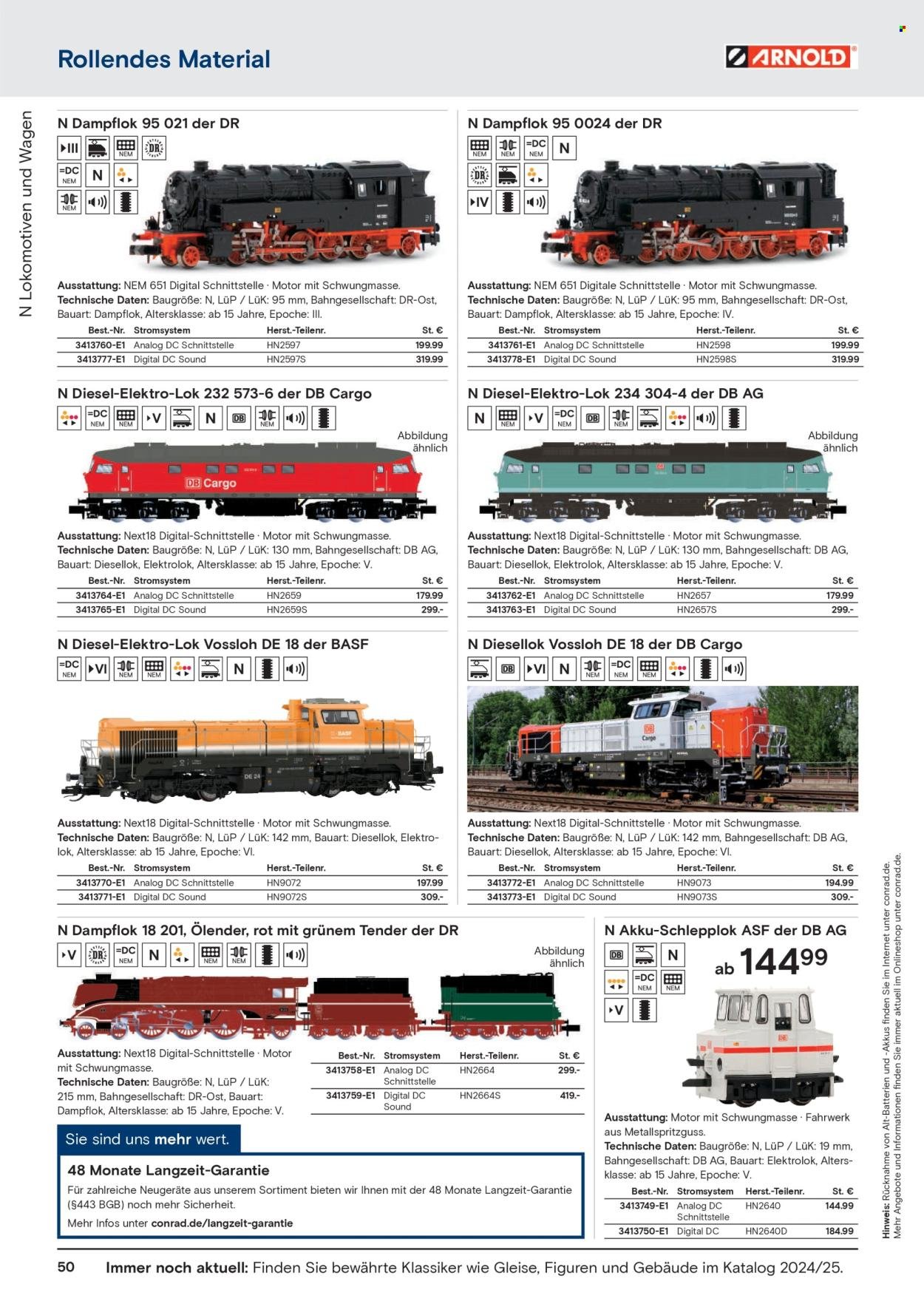 CONRAD Prospekt - Modellbahn Katalog