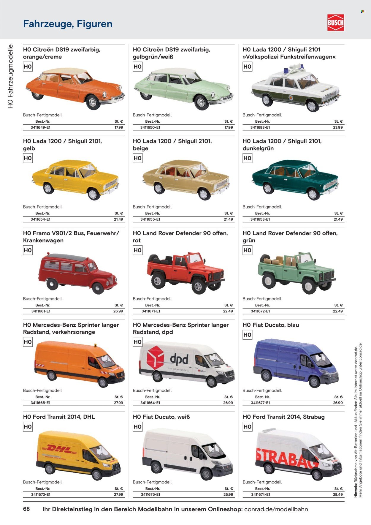 CONRAD Prospekt - Modellbahn Katalog