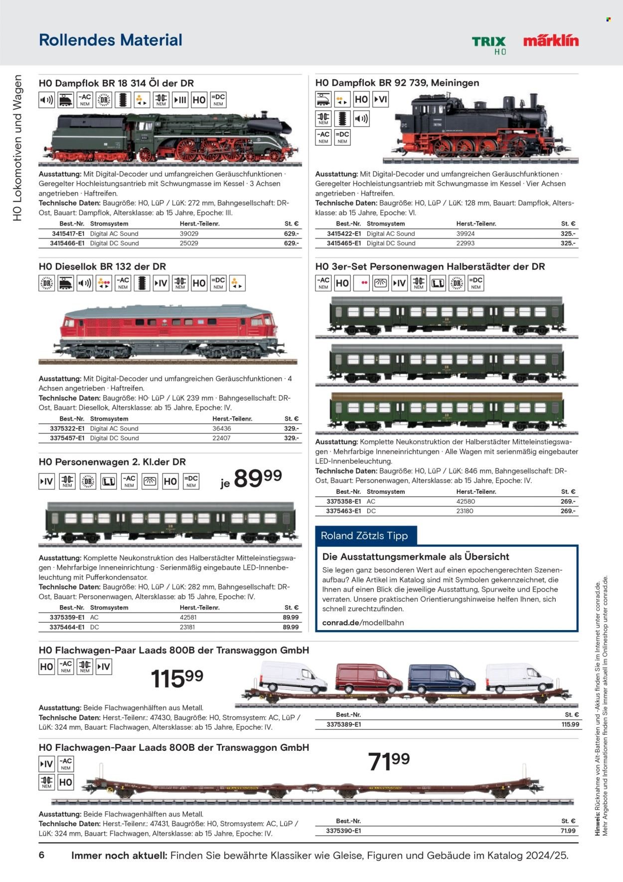 CONRAD Prospekt - Modellbahn Katalog