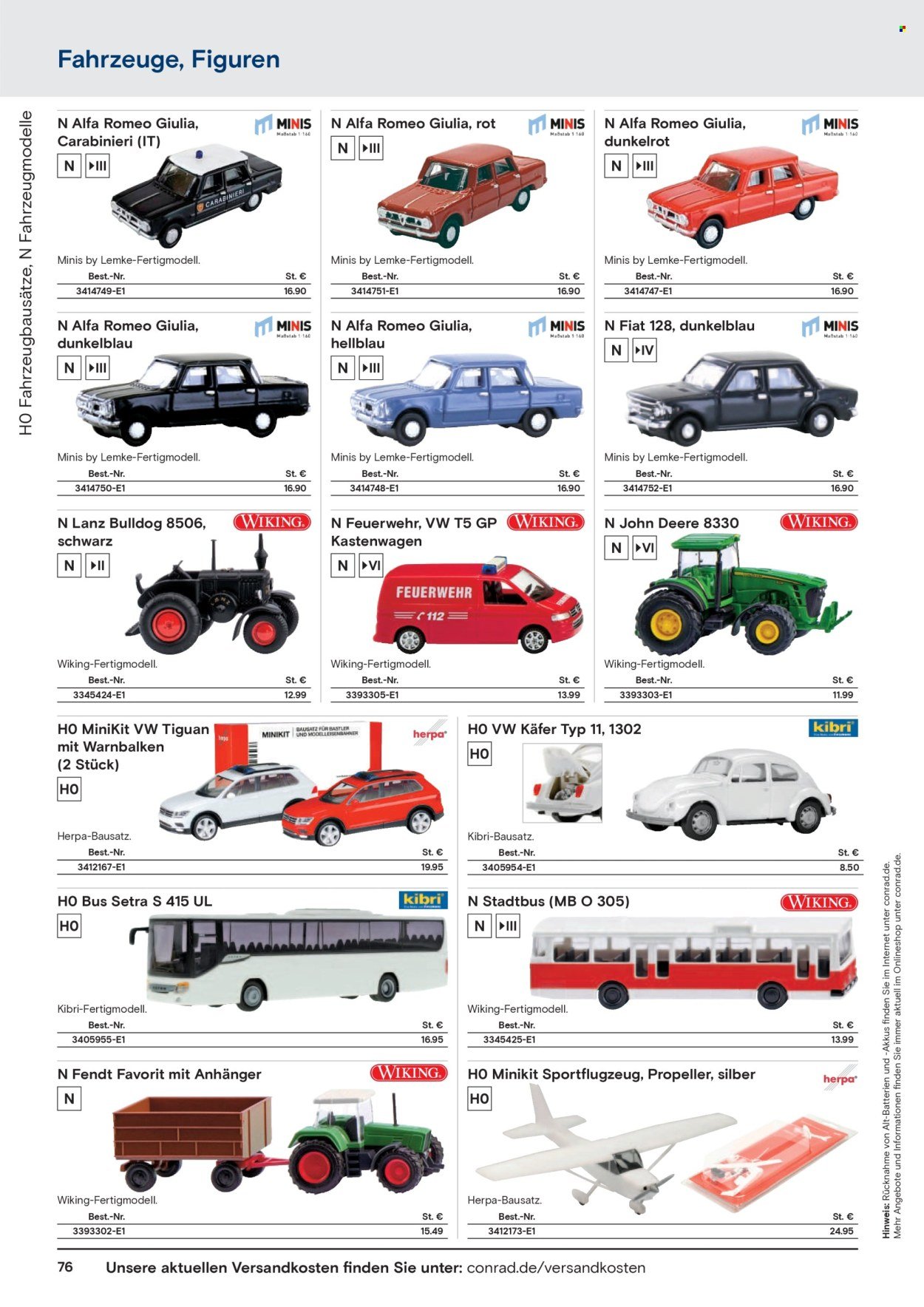 CONRAD Prospekt - Modellbahn Katalog