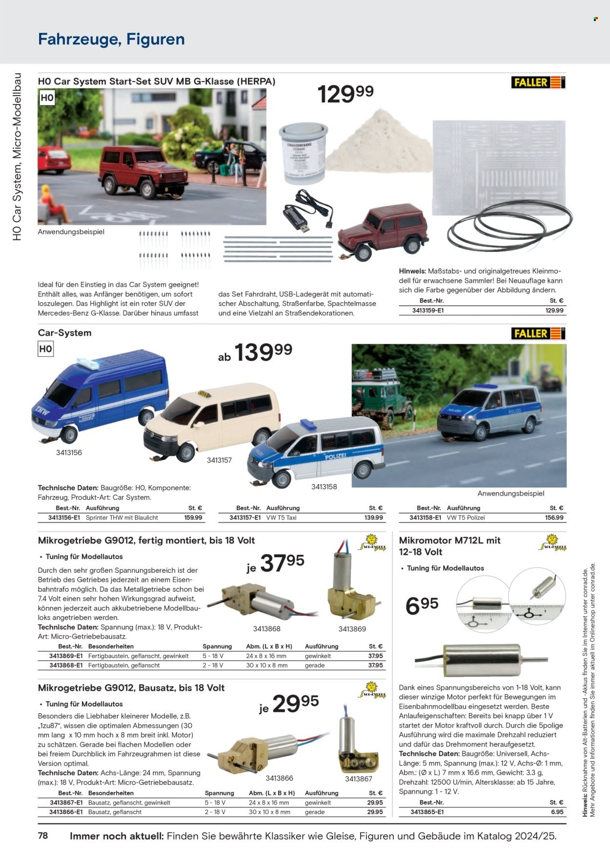 CONRAD Prospekt - Modellbahn Katalog