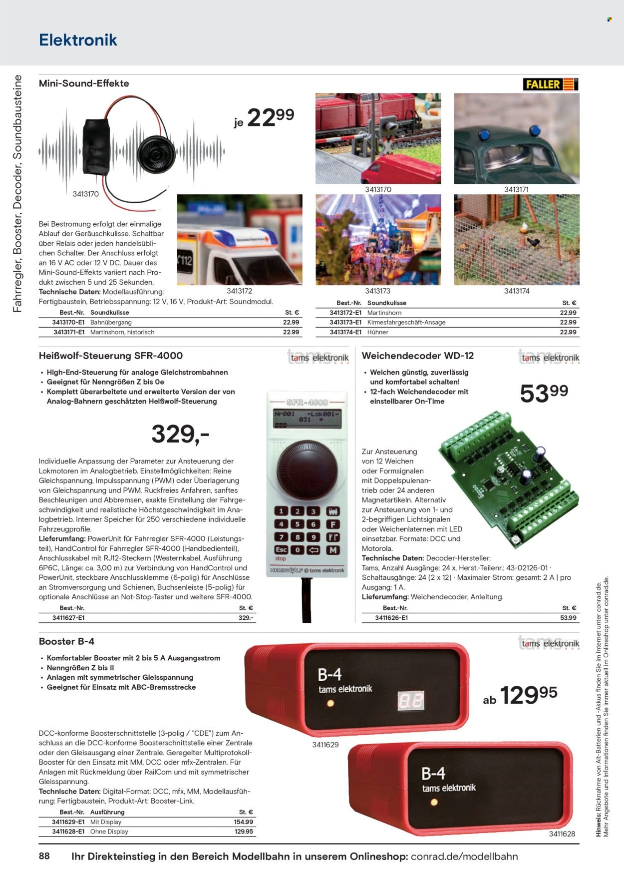 CONRAD Prospekt - Modellbahn Katalog