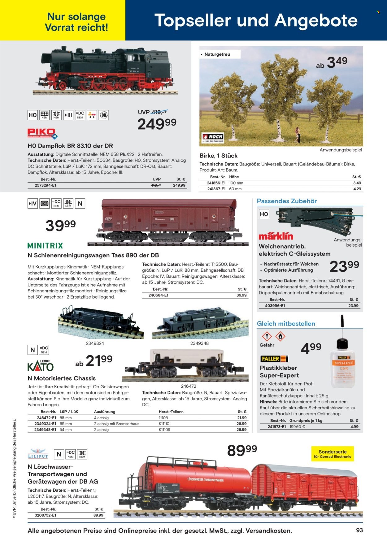CONRAD Prospekt - Modellbahn Katalog