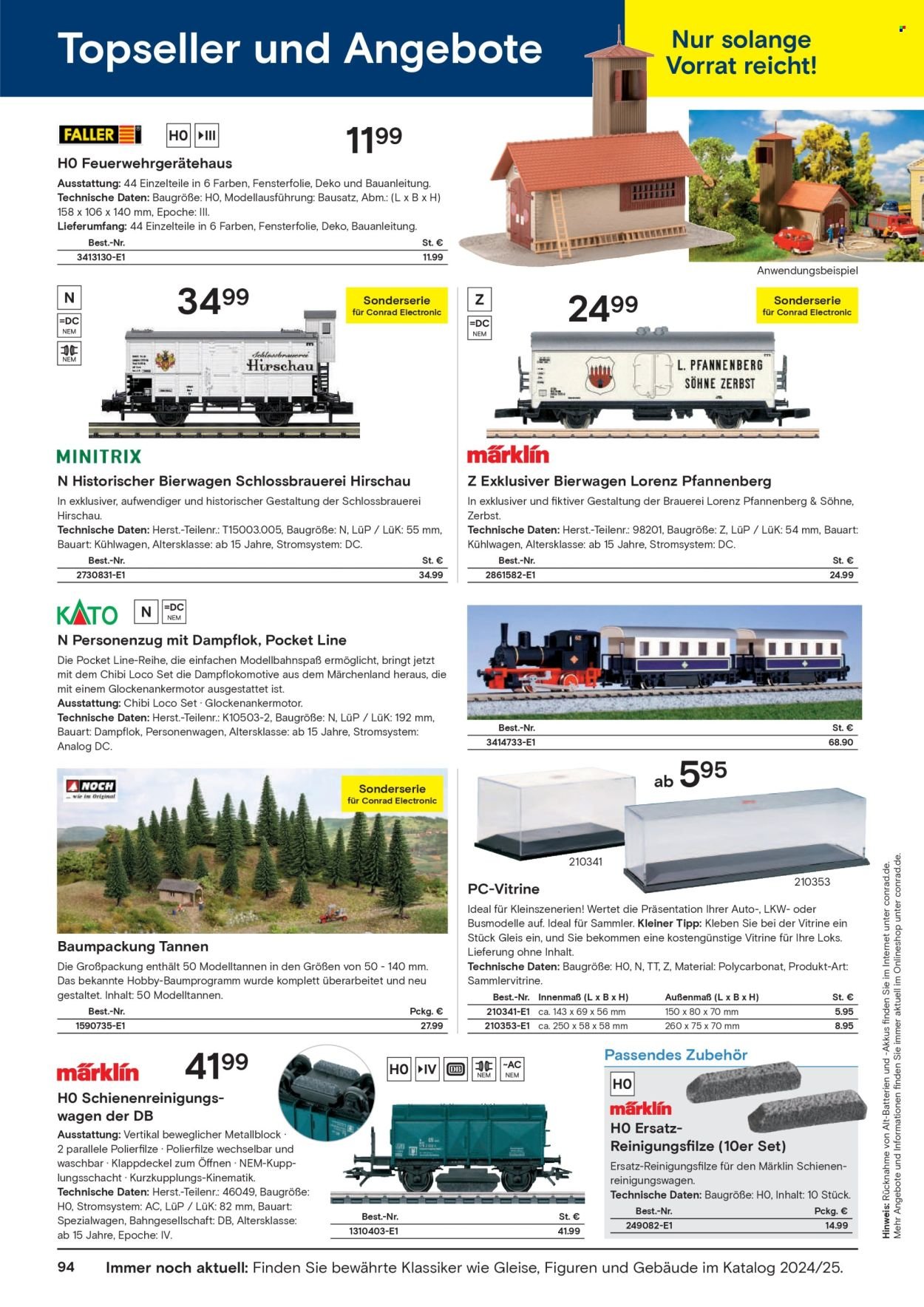 CONRAD Prospekt - Modellbahn Katalog