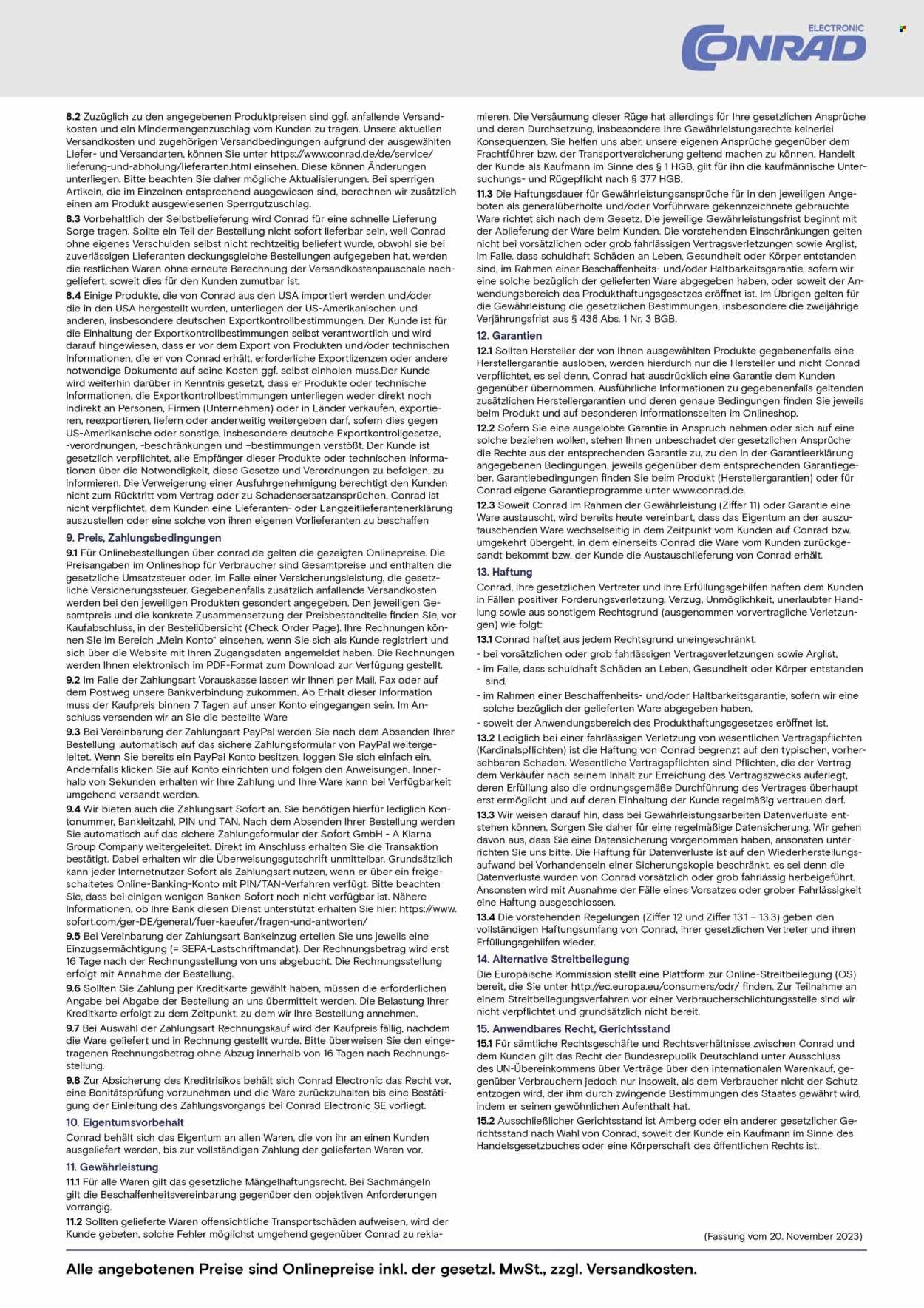 CONRAD Prospekt - Modellbahn Katalog