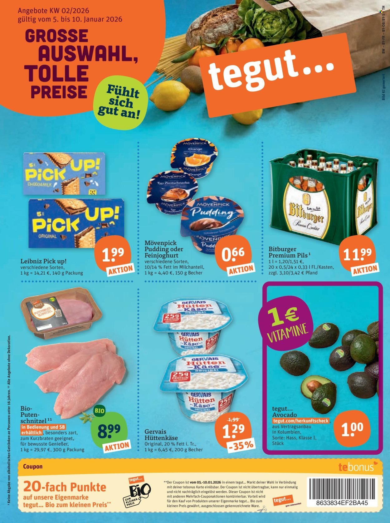 TEGUT... Prospekt - Ab Montag 5.01.2026