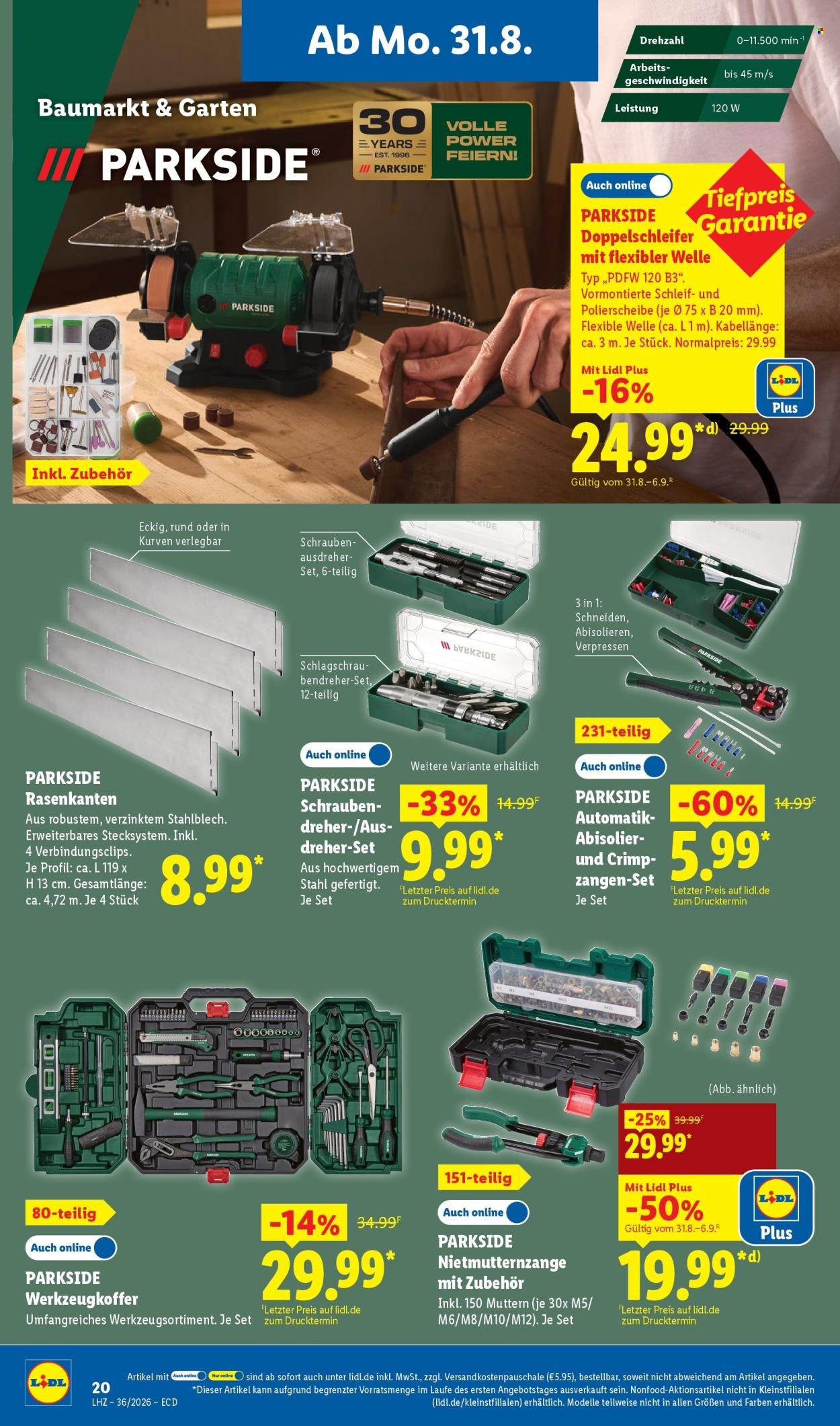 LIDL Prospekt - Ab Montag 31.08.2026