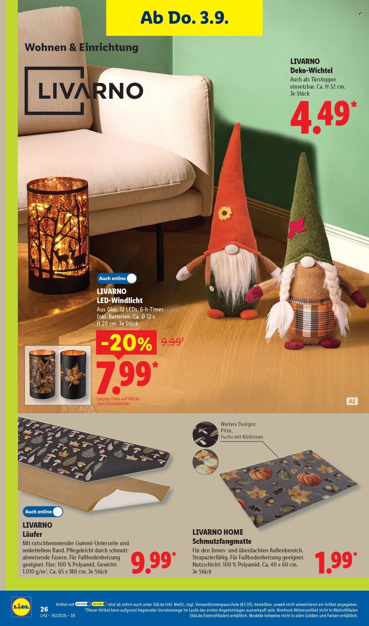 LIDL Prospekt - Ab Montag 31.08.2026