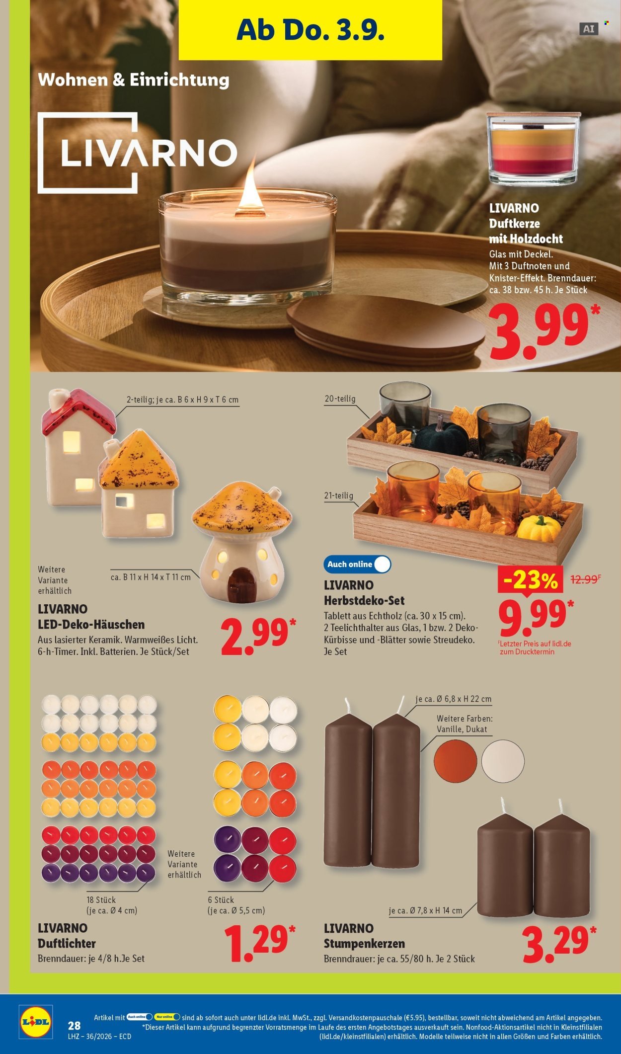 LIDL Prospekt - Ab Montag 31.08.2026