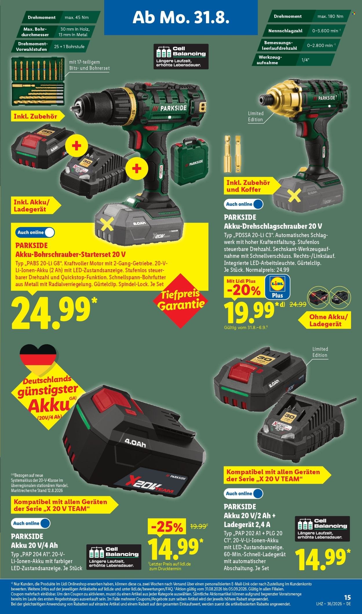 LIDL Prospekt - Ab Montag 31.08.2026