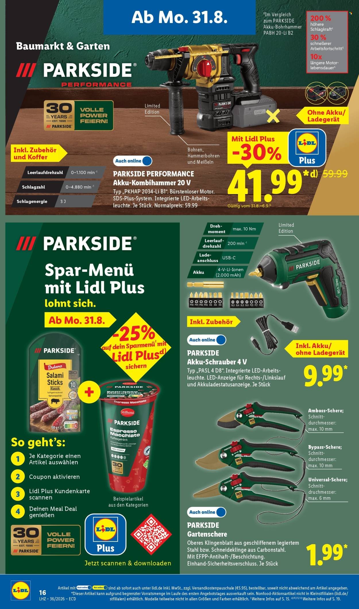 LIDL Prospekt - Ab Montag 31.08.2026
