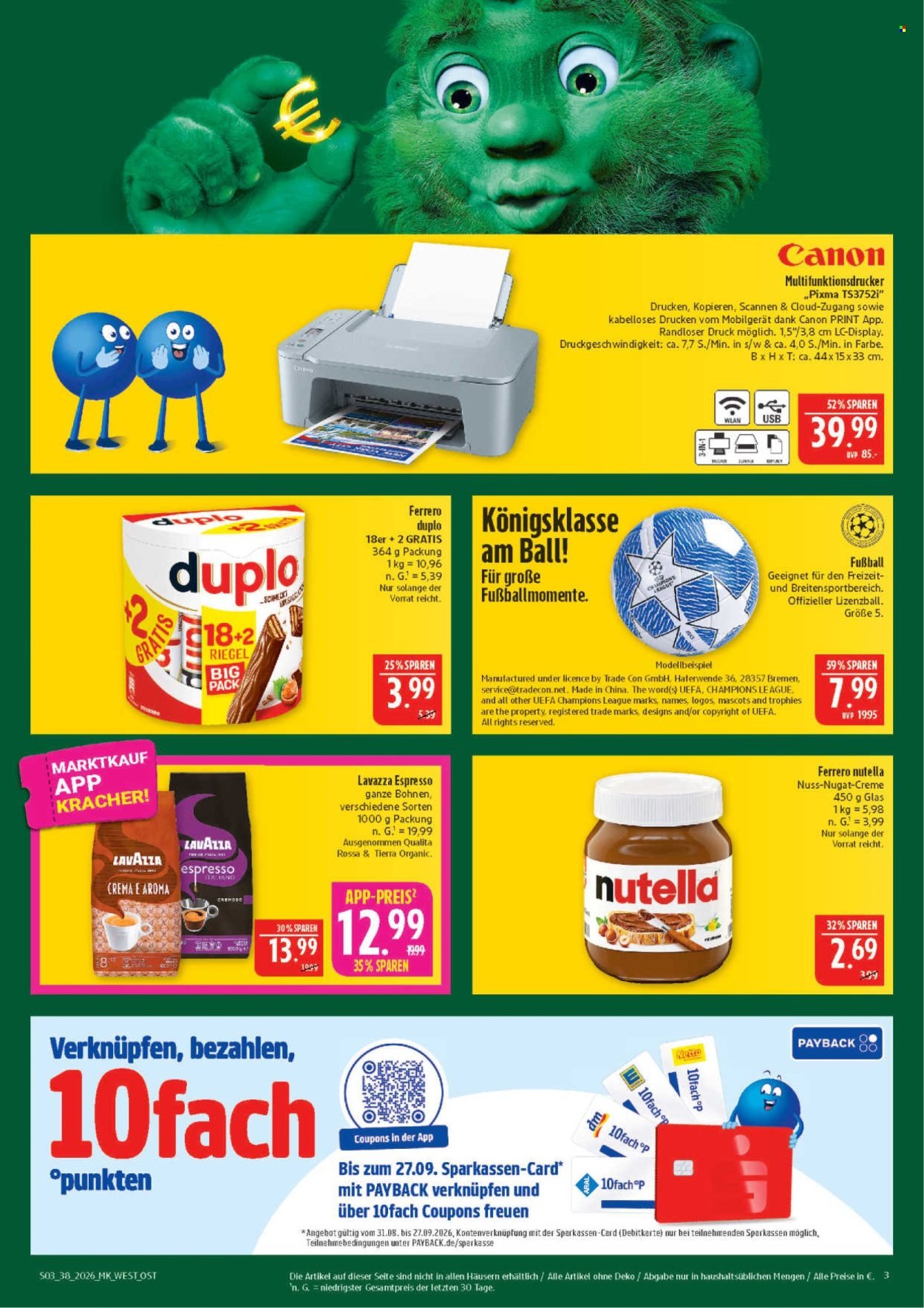 MARKTKAUF Prospekt - Ab Montag 14.09.2026