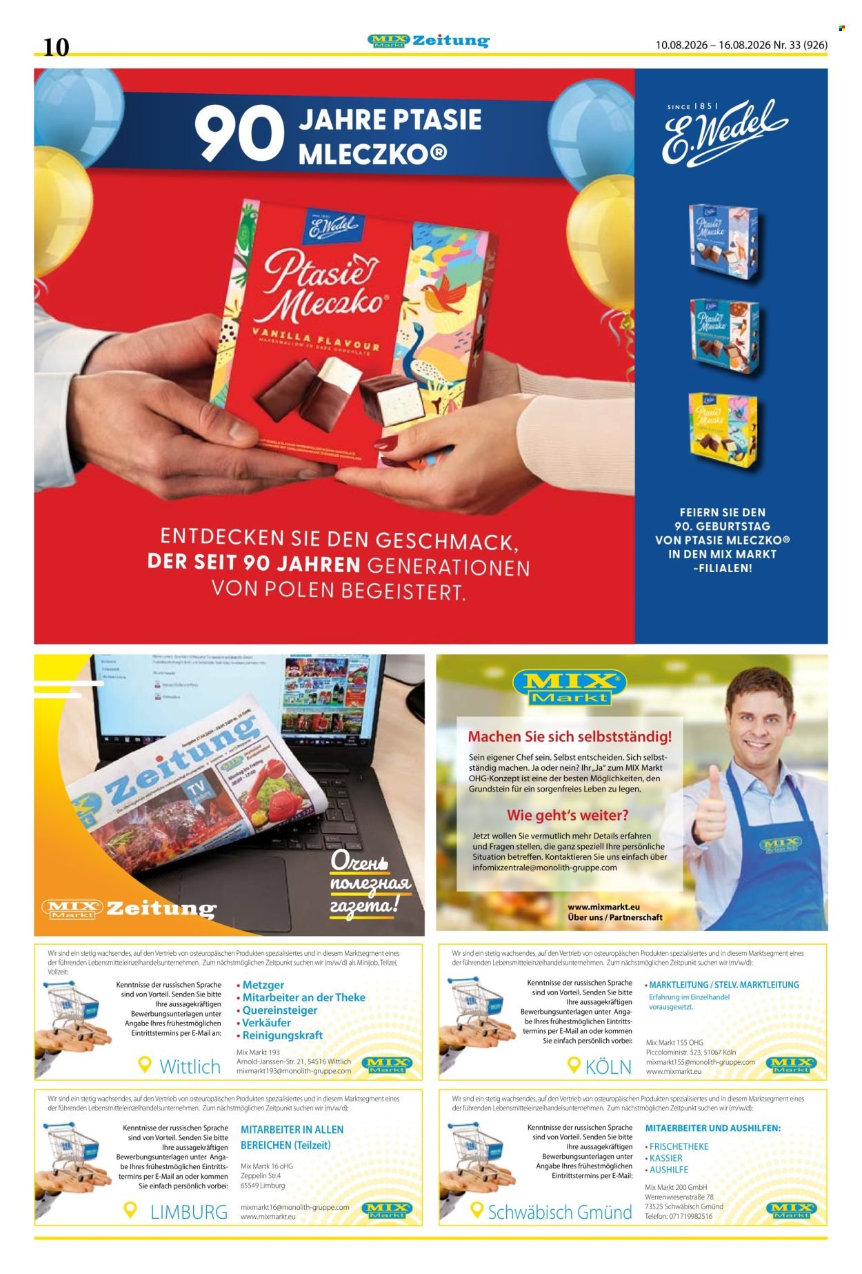 MIX MARKT Prospekt - Zeitung