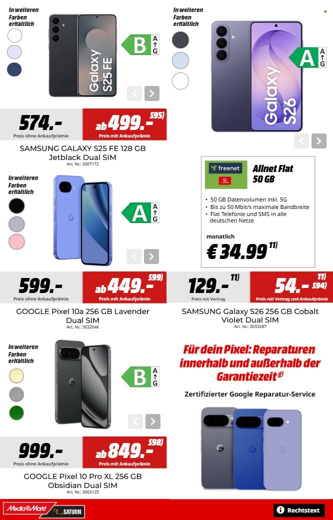 SATURN Prospekt - Ab Montag 23.03.2026 (2026-03-23 - 2026-04-07)