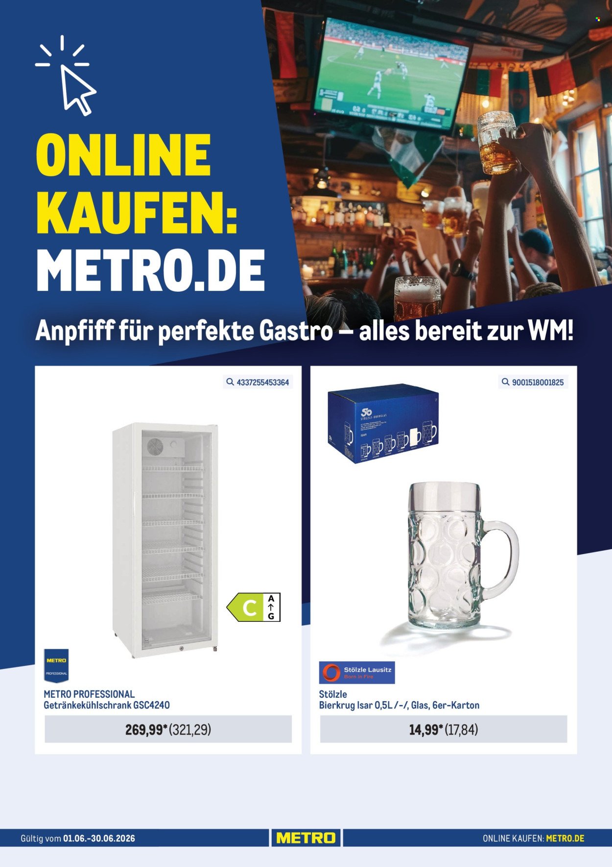 METRO Prospekt - Online: Alles für die WM Vorbereitung