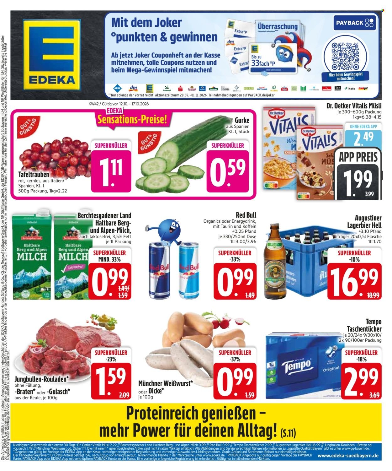 EDEKA Prospekt - Ab Montag 12.10.2026