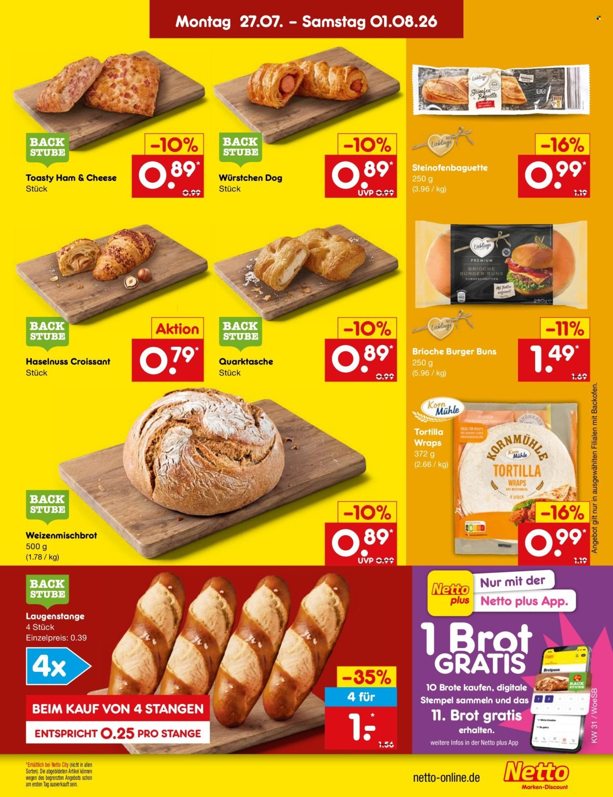 NETTO MARKEN-DISCOUNT Prospekt - Ab Montag 27.07.2026