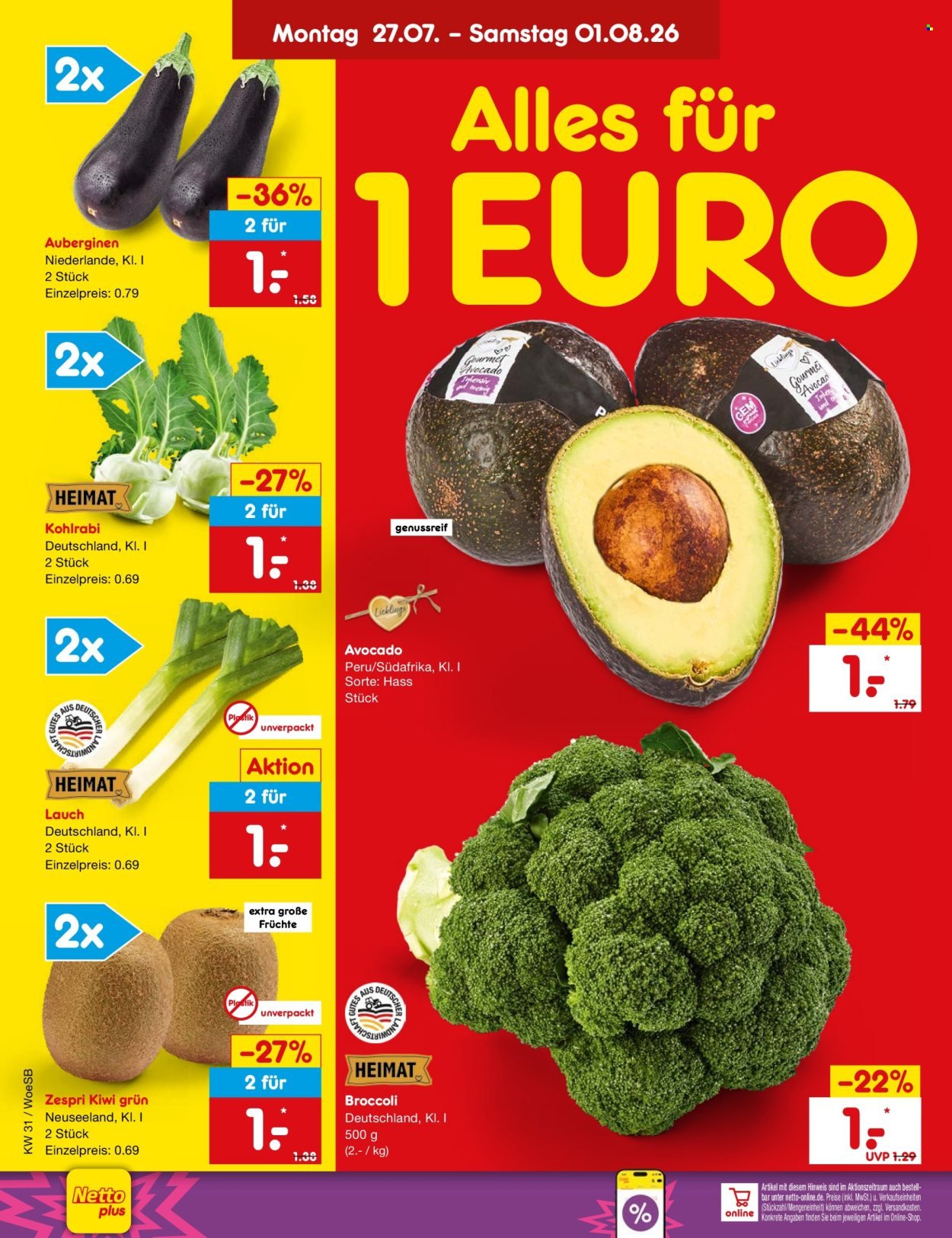 NETTO MARKEN-DISCOUNT Prospekt - Ab Montag 27.07.2026