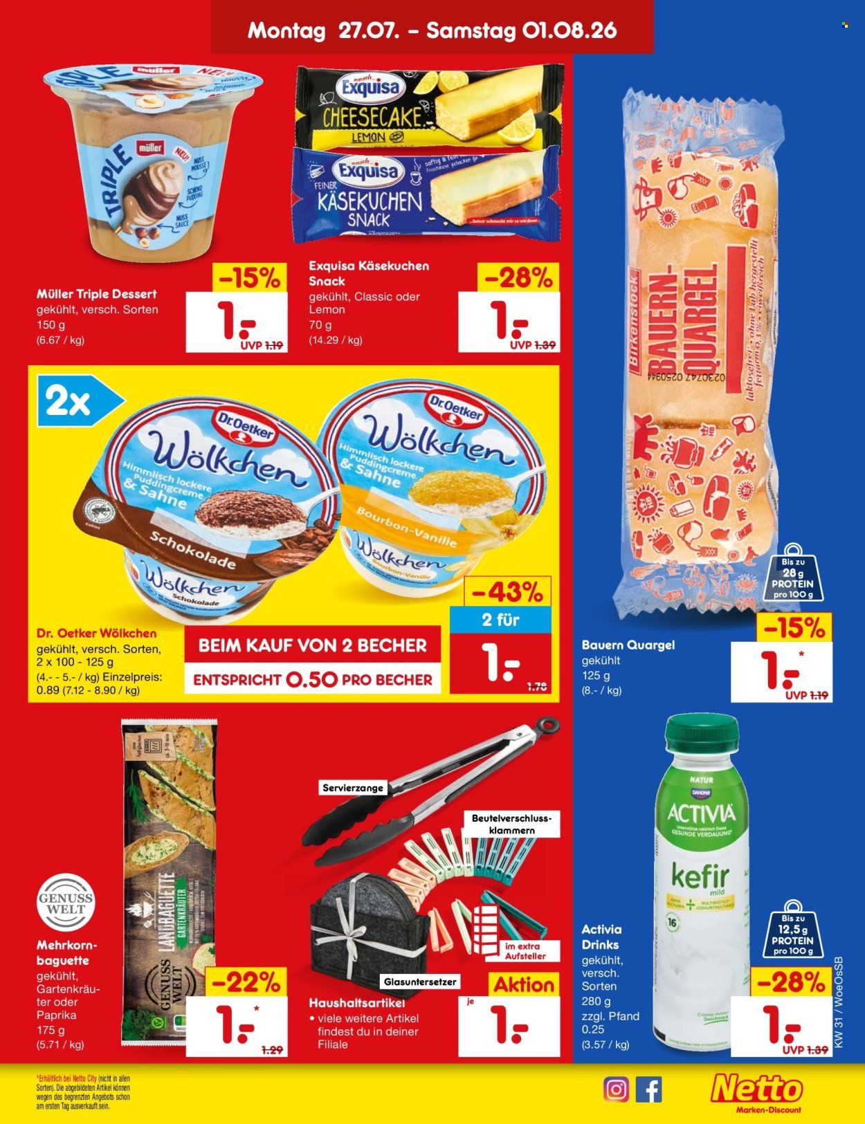 NETTO MARKEN-DISCOUNT Prospekt - Ab Montag 27.07.2026