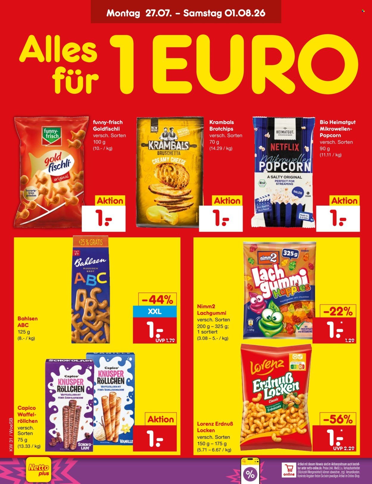 NETTO MARKEN-DISCOUNT Prospekt - Ab Montag 27.07.2026