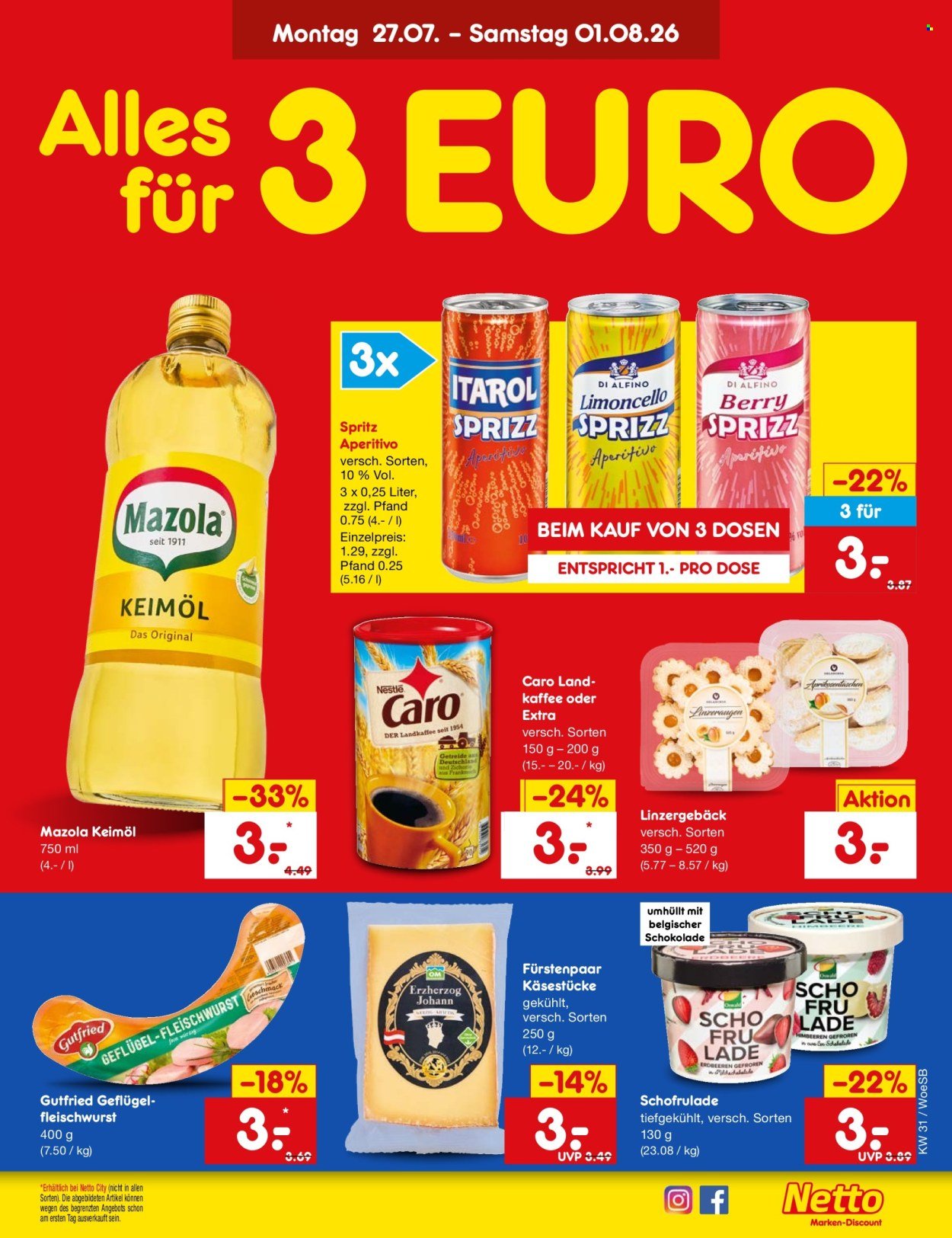 NETTO MARKEN-DISCOUNT Prospekt - Ab Montag 27.07.2026