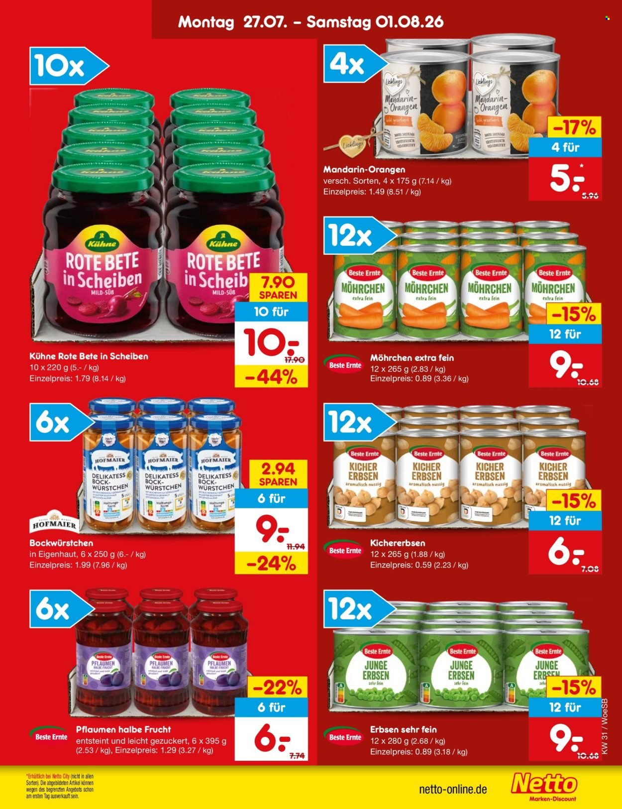 NETTO MARKEN-DISCOUNT Prospekt - Ab Montag 27.07.2026
